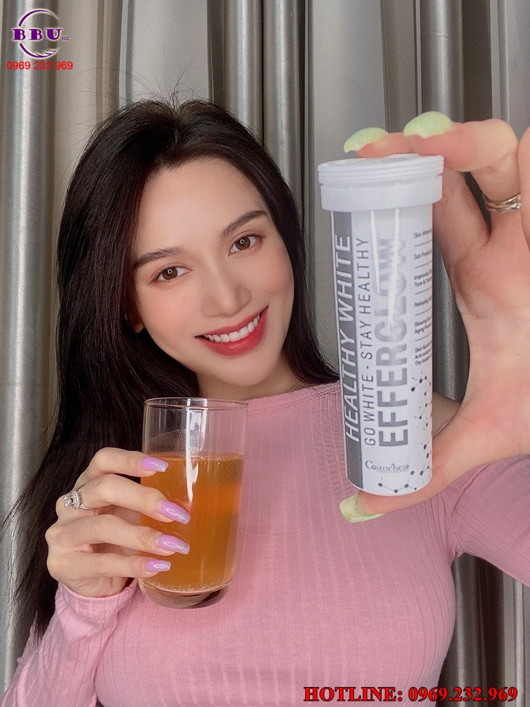 Công dụng Viên Sủi Trắng Da Cosmeheal Healthy White Efferglow
