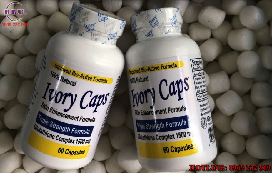 Kết quả khi sử dụng viên thuốc uống trắng da Ivory Caps Glutathione