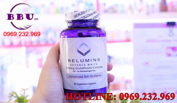 Thông tin chi tiết về Viên uống trắng da Relumins
