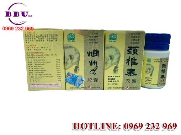 Viên vai cổ gáy - Neck Pain Relief Capsules Singapore