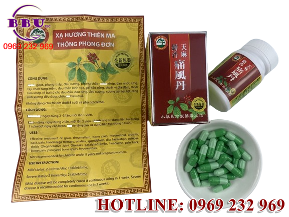 Xạ Hương Thiên Ma Thống Phong Đơn, với sự kết hợp từ các thành phần thiên nhiên quý giá
