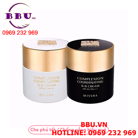 Kem nền missha signature complexion coordinating bb cream