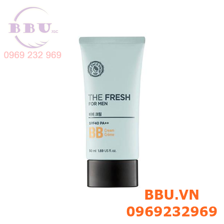 Bb cream kiểm soát dầu the face shop the fresh for men spf40 pa++