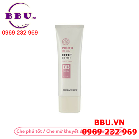Kem nền the face shop photo blur effet flou bb cream