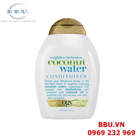 Dầu gội và dầu xả ogx coconut water