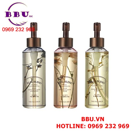 Dầu tẩy trang the face shop real blend rich cleansing oil