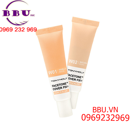 Kem che khuyết điểm tonymoly facetone cover fix