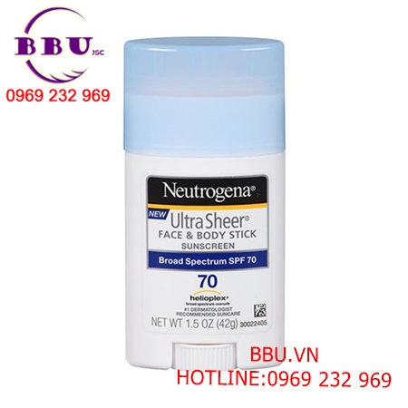 Kem chống nắng neutrogena ultra sheer face & body stick sunscreen