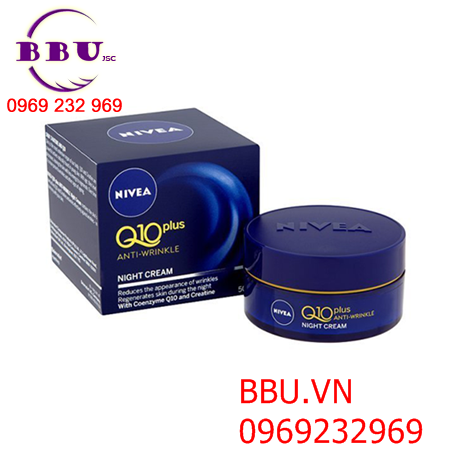 Kem dưỡng da ban đêm nivea q10 plus anti-rides