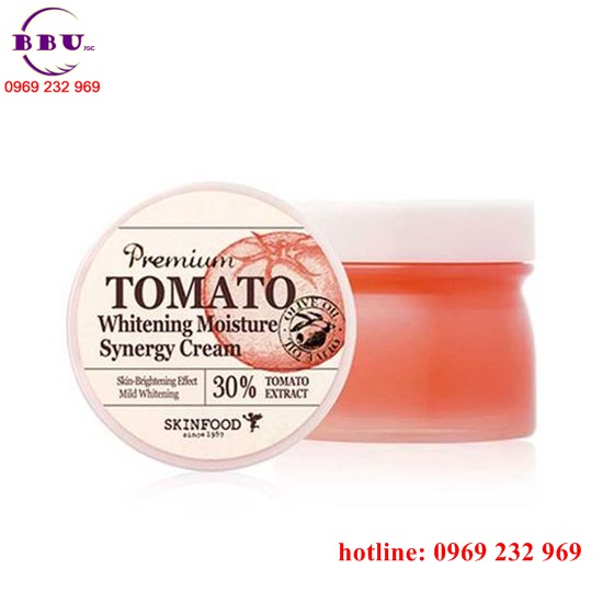 Kem dưỡng skinfood tomato whitening moisture synergy cream