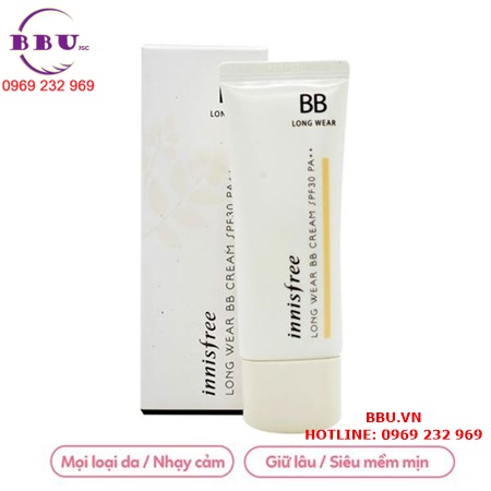 Kem nền innisfree long wear bb cream spf 30 pa++