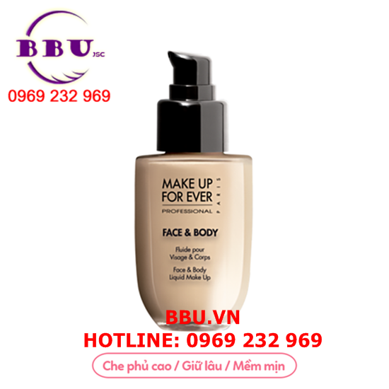 Kem nền make up for ever face & body liquid makeup