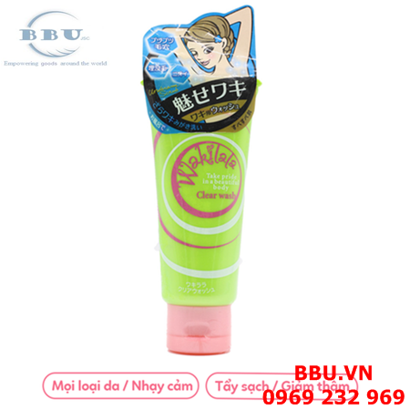 Kem tẩy tế bào chết & trắng da vùng nách wakilala clear wash
