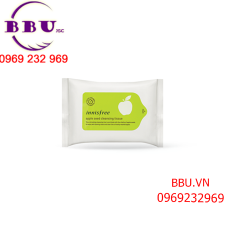 Khăn tẩy trang innisfree apple seed cleansing tissue