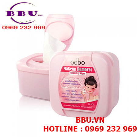 Khăn ướt tẩy trang odbo makeup remover cleansing wipes