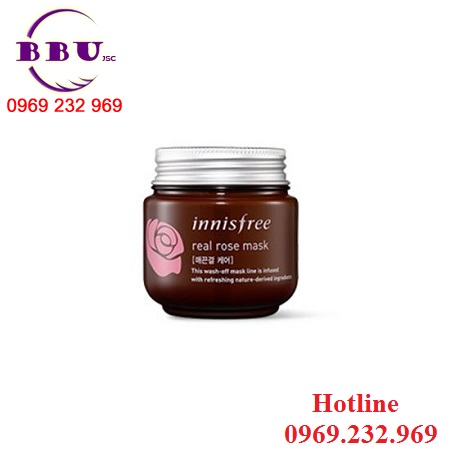 Mặt nạ hoa hồng innisfree real rose mask