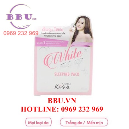 Mặt nạ ngủ kiss white me up sleeping pack