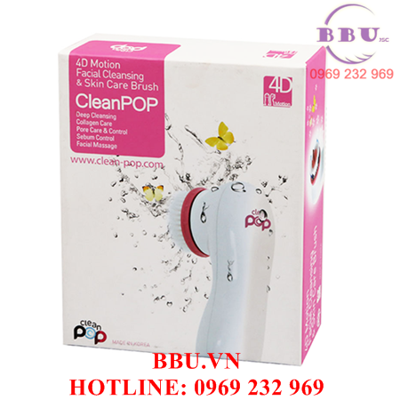 Máy rửa mặt cleanpop 4d motion facial cleansing skin care brush