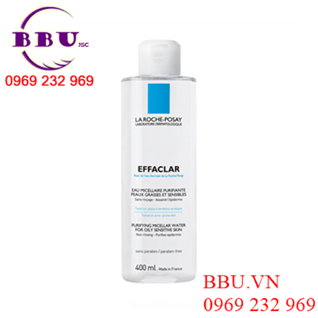 Nước hoa hồng la roche-posay effaclar purifying micellar water