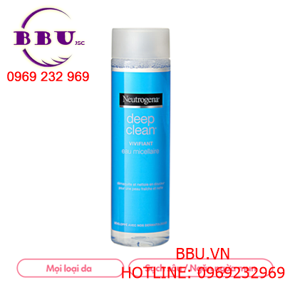 Nước tẩy trang neutrogena deep clean vivifiant eau micellaire
