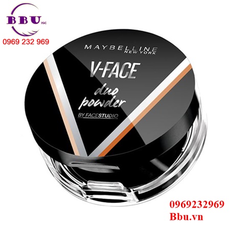 Phấn tạo khối v-line maybelline new york v-face duo powder by facestudio