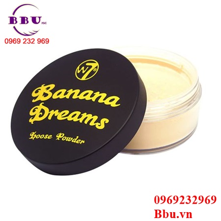 Set phấn phủ w7 banana dreams loose powder contour set