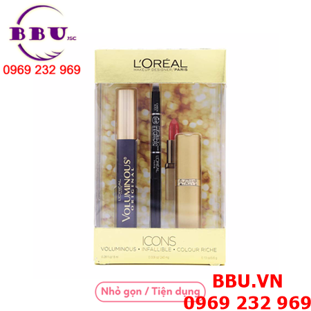 Set quà tặng l’oreal paris icons makeup kit