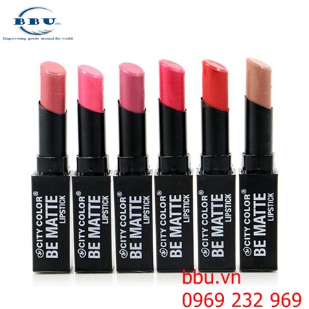 Son thỏi city color be matte