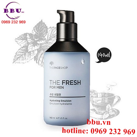 Sữa dưỡng the face shop the fresh for men hydrating fluid