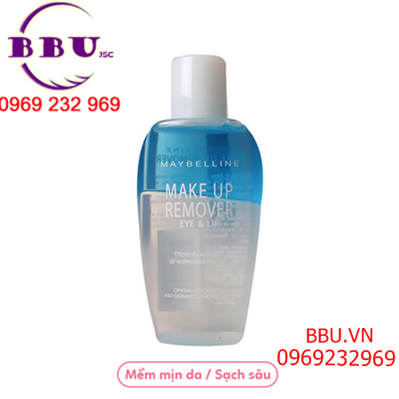 Tẩy trang mắt môi maybeline make-up remover eye & lip
