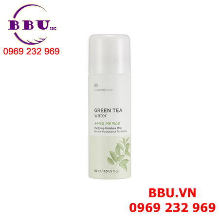 Xịt khoáng the face shop green tea water purifying moisture mist