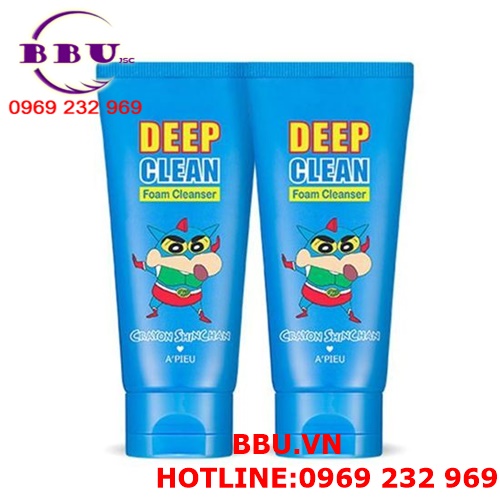 Sữa rửa mặt a’pieu deep clean foam cleanser crayon shinchan