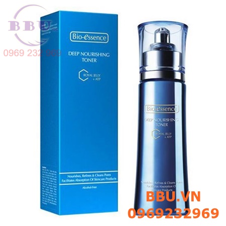 Nước hoa hồng dưỡng da bio essence sữa ong chúa + atp