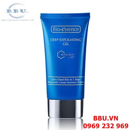 Gel tẩy tế bào chết bio essence sữa ong chúa + atp – deep exfoliating