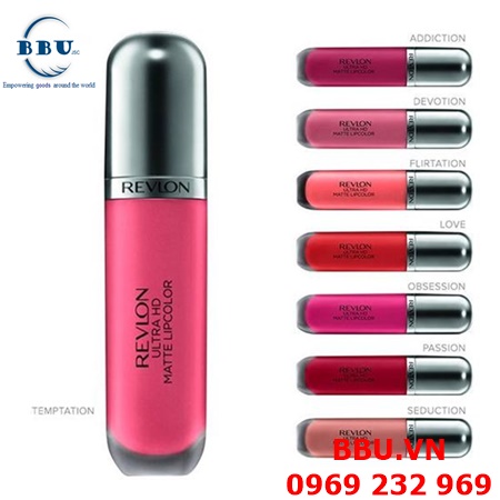 Son kem lì revlon ultra hd matte lipcolor