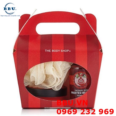 Bộ đôi sữa tắm và bơ dưỡng thế the body shop frostea beries