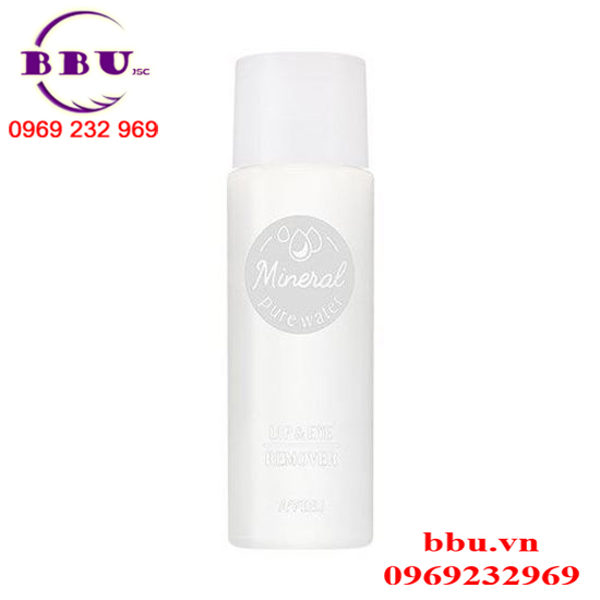 Tẩy trang mắt và môi a pieu mineral pure water dành cho da nhạy cảm