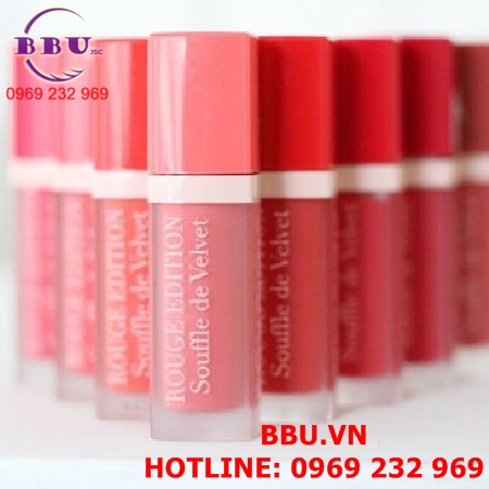 Son kem lì bourjois rouge edition souffle de velvet lipstick
