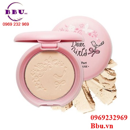 Phấn nén dear girls be clear pact etude house