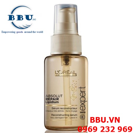 Serum chăm sóc tóc hư tổn l'oreal professionnel absolut repair lipidium