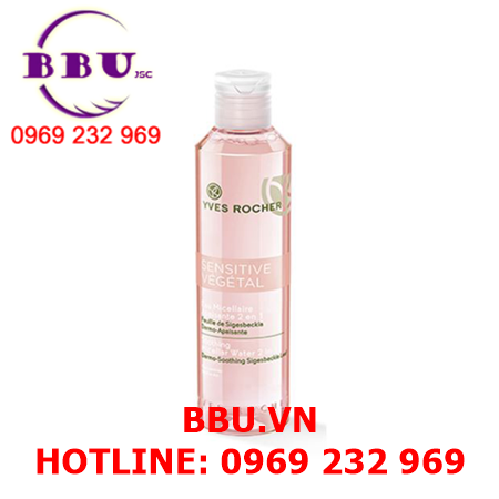 Tẩy trang và nước hoa hồng eau micellaire apaisante 2 en 1 cho da nhạy cảm