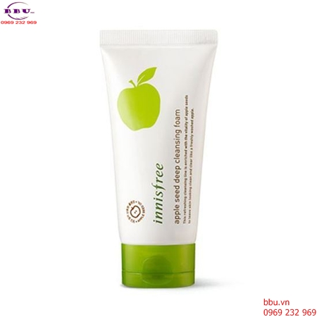 Sữa rửa mặt innisfree apple seed deep cleansing foam