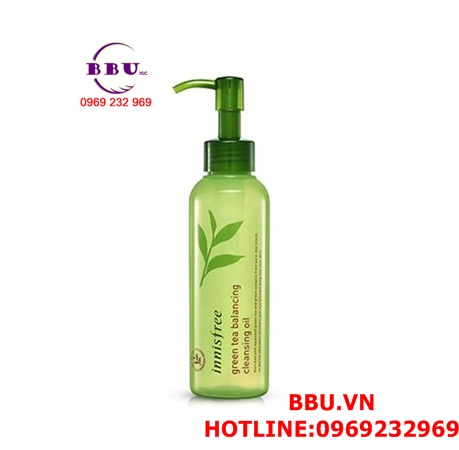 Dầu tẩy trang innisfree green tea balancing cleasing oil