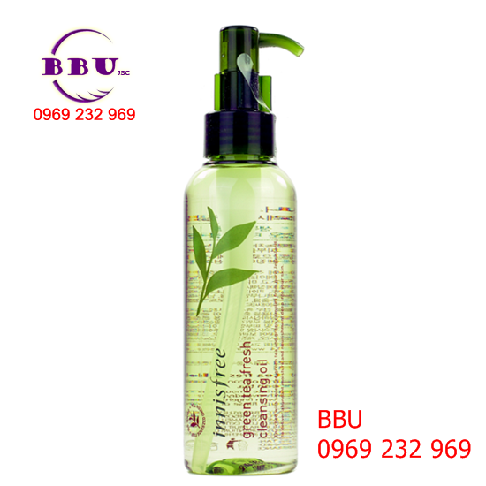 Dầu tẩy trang innisfree green tea fresh cleansing oil