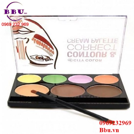 Phấn tạo khối 6 màu city color contour effects on – the- go