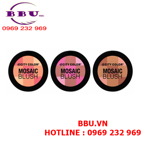 Phấn má hồng city color collection mosaic blush