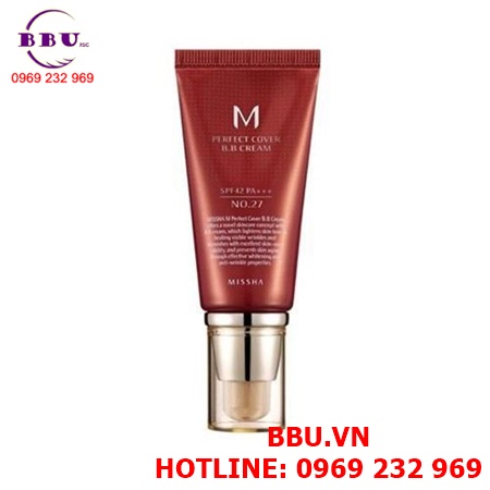Kem nền missha m perfect cover bb cream spf42/pa+++