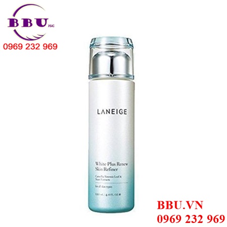 Nước hoa hồng dưỡng trắng da laneige white plus renew skin refiner