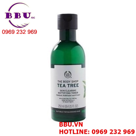 Nước hoa hồng the body shop tea tree skin clearing toner