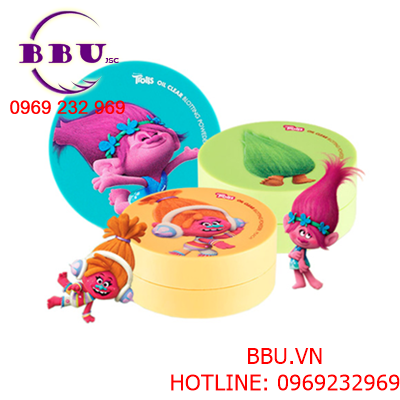 Phấn bột the face shop trolls oil clear blotting powder